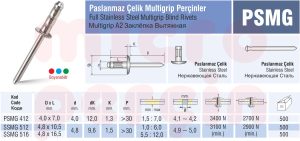 percin PSMG Paslanmaz Çelik Multigrip Perçin 42 paslanmaz-celik-multigrip-percin-a2