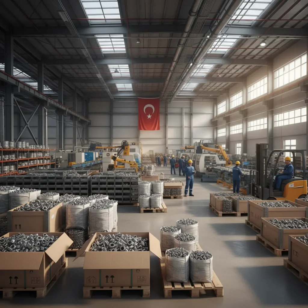 percin Türkiye'nin Perçin ve Rivet Nut Tedarik Sektöründeki Gücü 9 Perçin ve rivet nut üretim tesisi