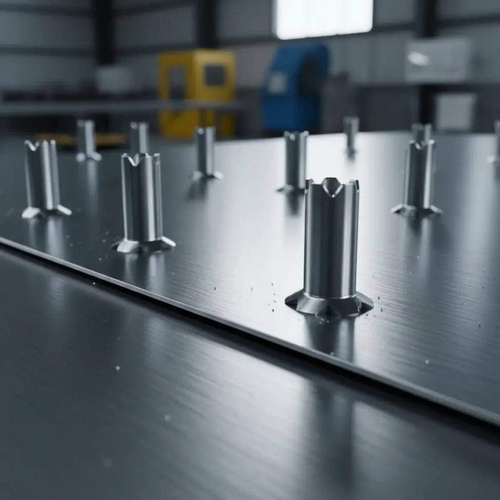 Tüp perçin bağlantı elemanı 3d